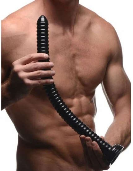 Стимулятор Hosed 19&quot; Ribbed Anal Snake 