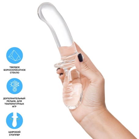 Фаллос из стекла Satisfyer Double Crystal
