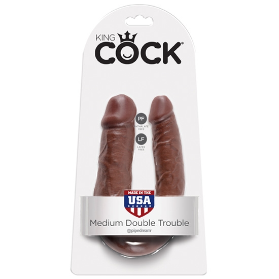 Фаллос King Cock Medium Double