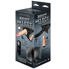 Страпон Best Select - 3 насадки Страпон Best Select - 3 насадки