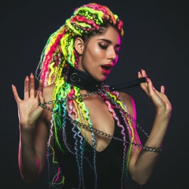 Ошейник с поводком Lola toys Fetish