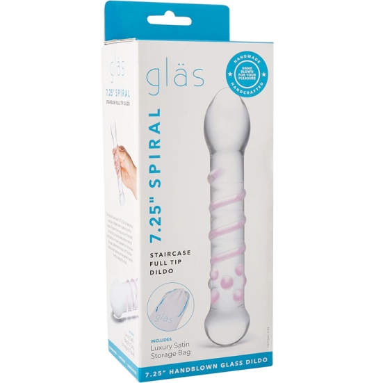 Фаллос из стекла Glas 7,25&quot; Spiral