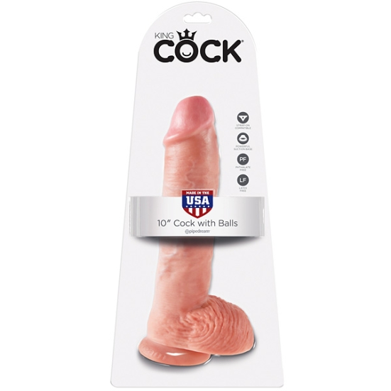 Фаллос King Cock 10&quot; with Balls
