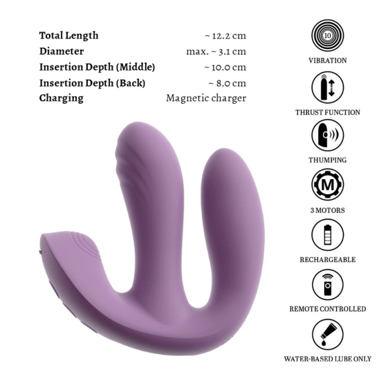 Вибратор MIREVA RC Triple Hands-Free