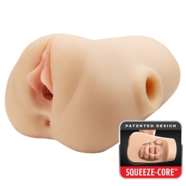 Мастурбатор Double Pounder Vibrating Squeeze Stroker