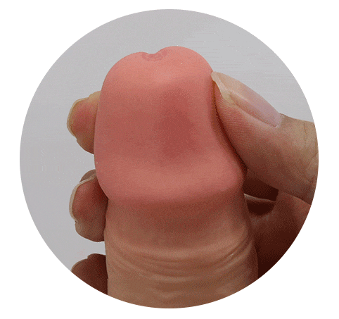 Мягкая головка дилдо Quentin